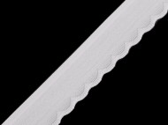 Pruenka jemn lemovac zdoben e 25 mm 1 Off White, 1 m - zvtit obrzek