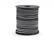 Kulat pruenka 2,5 mm pipomnajc zip - 2 bl ern, 25 m