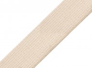 Bavlnn popruh e 40 mm - ren svtl, 25 m