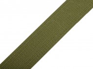 Bavlnn popruh e 30 mm - 4802 zelen khaki, 25 m