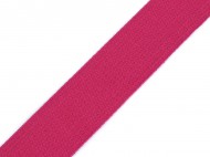Bavlnn popruh e 30 mm - 7432 pink, 25 m