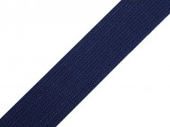 Bavlnn popruh e 30 mm - 7705 modr delta, 25 m
