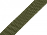 Popruh polypropylenov e 25 mm - 70 zelen khaki, 25 m