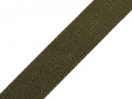 Bavlnn popruh e 30 mm - 31 zelen khaki, 25 m