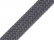 Spltan popruh e 32 mm - 16 ed hematit, 1 m