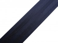 Hladk oboustrann popruh s leskem e 50 mm - 3 modr tmav, 1 m