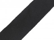 Bavlnn popruh e 40 mm ern, 1 m - zvtit obrzek