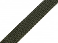 Popruh polypropylenov e 20 mm - 4 zelen khaki, 1 m