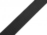 Hladk oboustrann popruh s leskem e 25 mm - 13 ern, 1 m