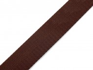 Hladk oboustrann popruh s leskem e 25 mm - 14 hnd, 1 m