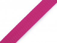 Popruh polypropylenov e 25 mm - 4 rov pink, 25 m