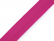 Popruh polypropylenov e 30 mm - 4 rov pink, 5 m