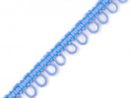 Prmek s prunm okem na knoflky e 15 mm 12 modr svtl, 2 m - zvtit obrzek