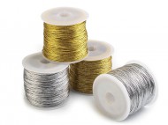 Dutinka s lurexem 1 mm kulat, vnon