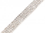 Naehlovac borta s brouenmi kamnky e 10 mm crystal, 9 m - zvtit obrzek