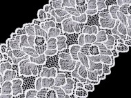 Elastick krajka / vsadka / bhoun e 15,5 cm 1 bl snhov, 1 m - zvtit obrzek