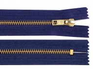 Kovov zip No 5 dlka 18 cm (jeansov)