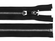 Kovov zip No 5 dlka 75 cm s ozdobnm jezdcem 1 ern stbrn, 1 ks - zvtit obrzek
