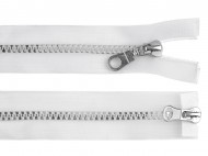 Zip kostn No 5 dliteln 2 jezdce / dvoucestn 60 cm transparentn