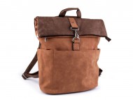 Dmsk batoh / kabelka 2v1 z imitace brouen ke 35x37 cm