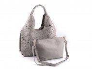 Kabelka s vysekvanm vzorem 2v1 43x26 cm - zvtit obrzek