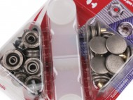 Kovov druky 15 mm na siln ltky, staromosaz 11 nikl antik, 10 karta - zvtit obrzek
