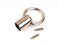 Koncovka na ucha taek 13 mm - 2 zlat klasik, 2 sada
