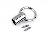 Koncovka na ucha taek 13 mm - 1 nikl, 10 sada