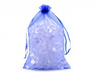 Drkov pytlk 17x23 cm organza 10 modr krlovsk, 10 ks - zvtit obrzek