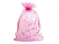 Drkov pytlk 17x23 cm organza 8 rov ostr sv., 100 ks - zvtit obrzek