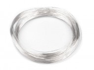 Drt mdn, lakovan 0,18 mm 1 stbrn svtl, 1 ks - zvtit obrzek