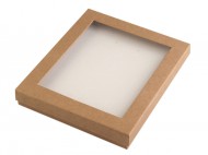 Krabika s prhledem polstrovan 16x19,5 cm