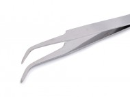 Kovov pinzeta dlka 11,5 cm zahnut