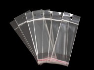 PP sek s lepic klopou a zvsem 5x10 cm transparent, 100 ks - zvtit obrzek