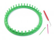 Plastov rmeek na pleten tunel, l, epic 24 cm zelen irsk, 1 sada - zvtit obrzek