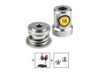 Piston na potahovn vypouklch knoflk vel. 16, 22
