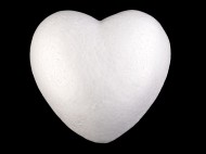 Srdce 15 cm polystyren bl, 1 ks - zvtit obrzek