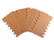 Paprov karta natural 8,6x14,4 cm s vezy