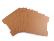 Paprov karta natural 14x16,3 cm s vezem