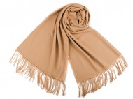 tek / la typu pashmina s tsnmi 65x180 cm 33 bov velbloud, 1 ks - zvtit obrzek