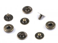 Kovov druky 10 mm 2 staromosaz, 50 sada - zvtit obrzek