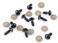 Oi s pojistkou 10 mm ern, 50 sada - zvtit obrzek