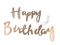 Prty dekorace / girlanda Happy Birthday