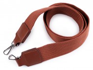 Textiln ucho / popruh na taku s karabinami e 3,8 cm 2 hnd koak nikl, 1 ks - zvtit obrzek