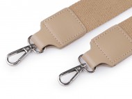 Textiln ucho / popruh na taku s karabinami e 3,8 cm 3 bov nikl, 1 ks - zvtit obrzek