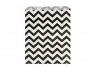 Paprov sek chevron, puntk 13x17 cm 1 blo-ern chevron, 100 ks - zvtit obrzek