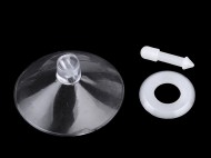 Psavka k uchycen dekorac s pojistkou 40 mm transparent, 5 sada - zvtit obrzek