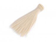 Paruka / vlasy pro panenky 15 cm 1 blond, 1 ks - zvtit obrzek