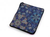 Skldac nkupn taka se zipem pevn 38x44 cm 82 modr krlovsk mandala, 1 ks - zvtit obrzek