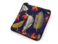 Skldac nkupn taka se zipem pevn 38x44 cm 84 modr pask tropick, 1 ks - zvtit obrzek